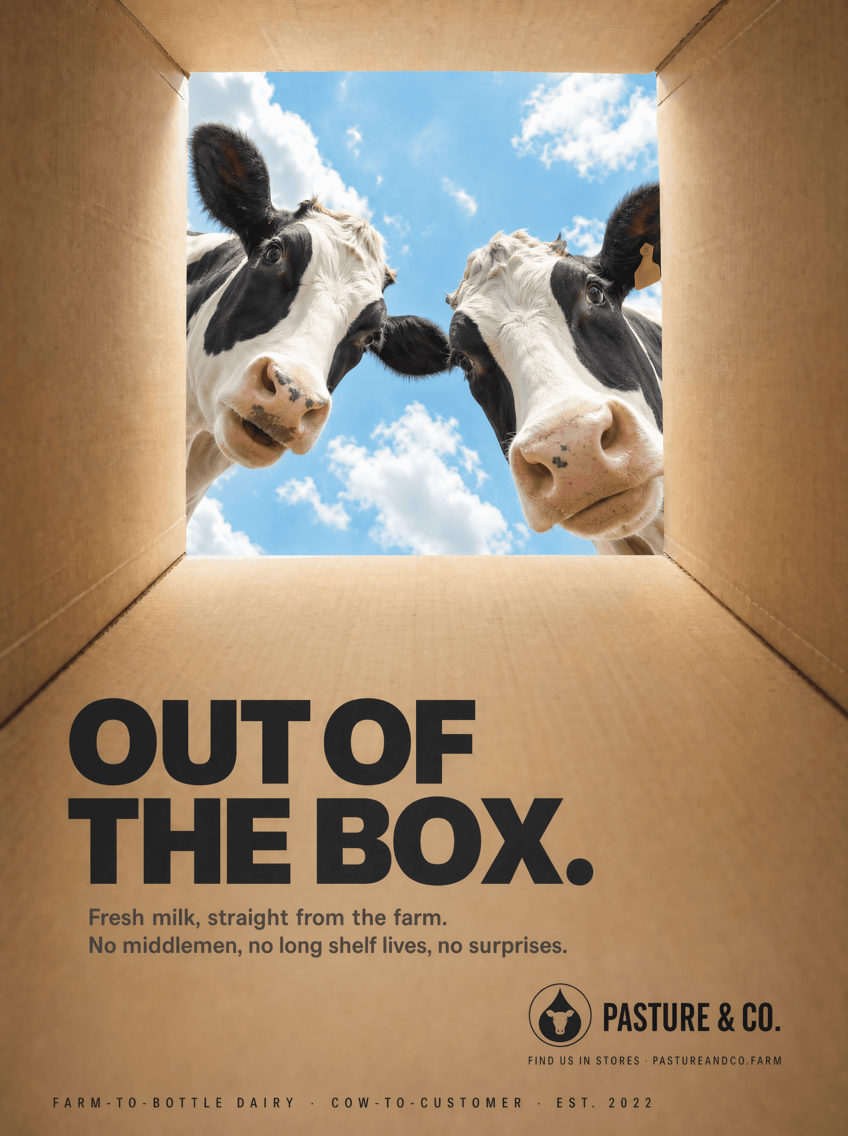Site Pasture Dairy — landing page agroalimentaire