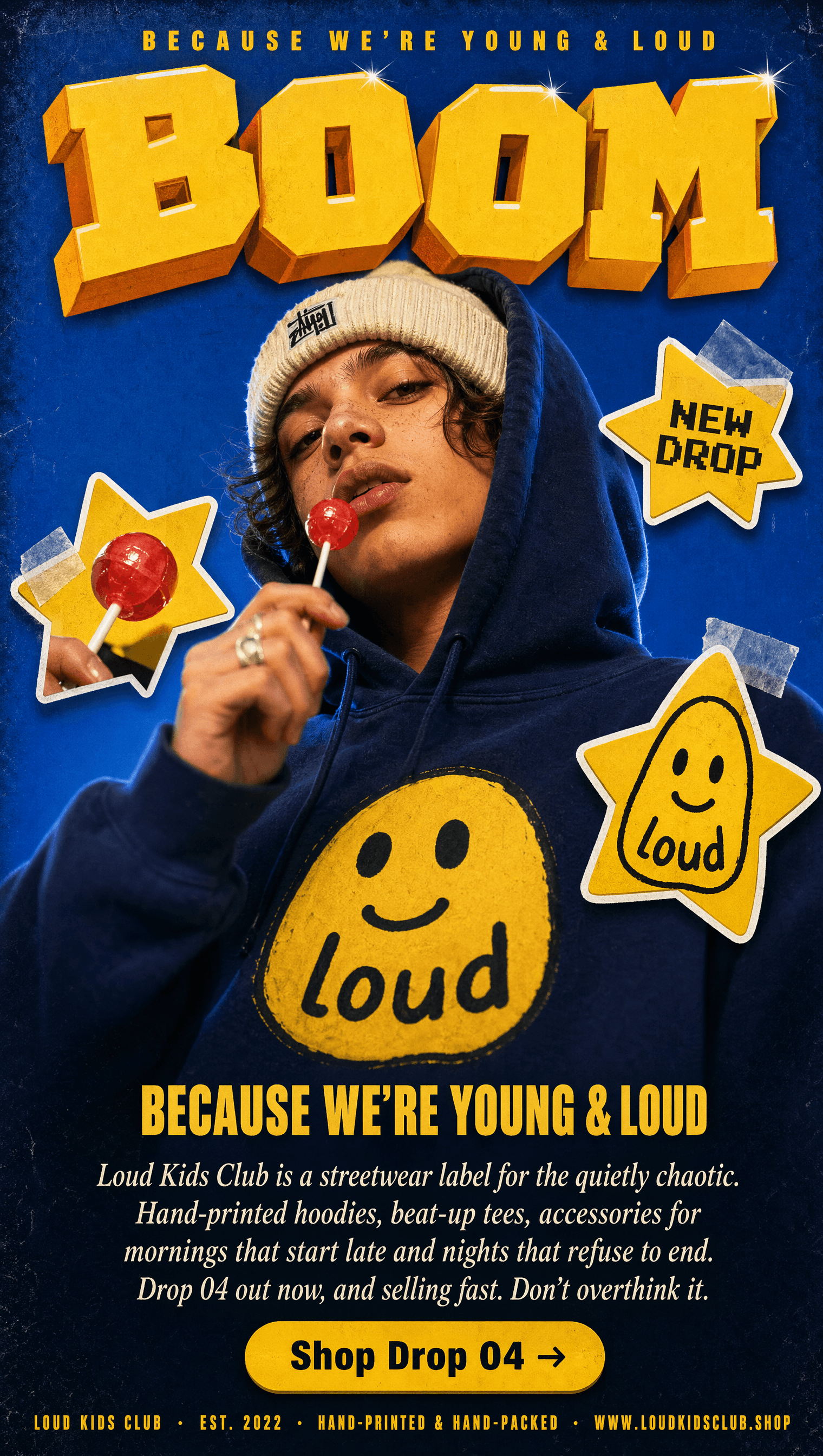 Site Boom Streetwear — boutique mode en ligne