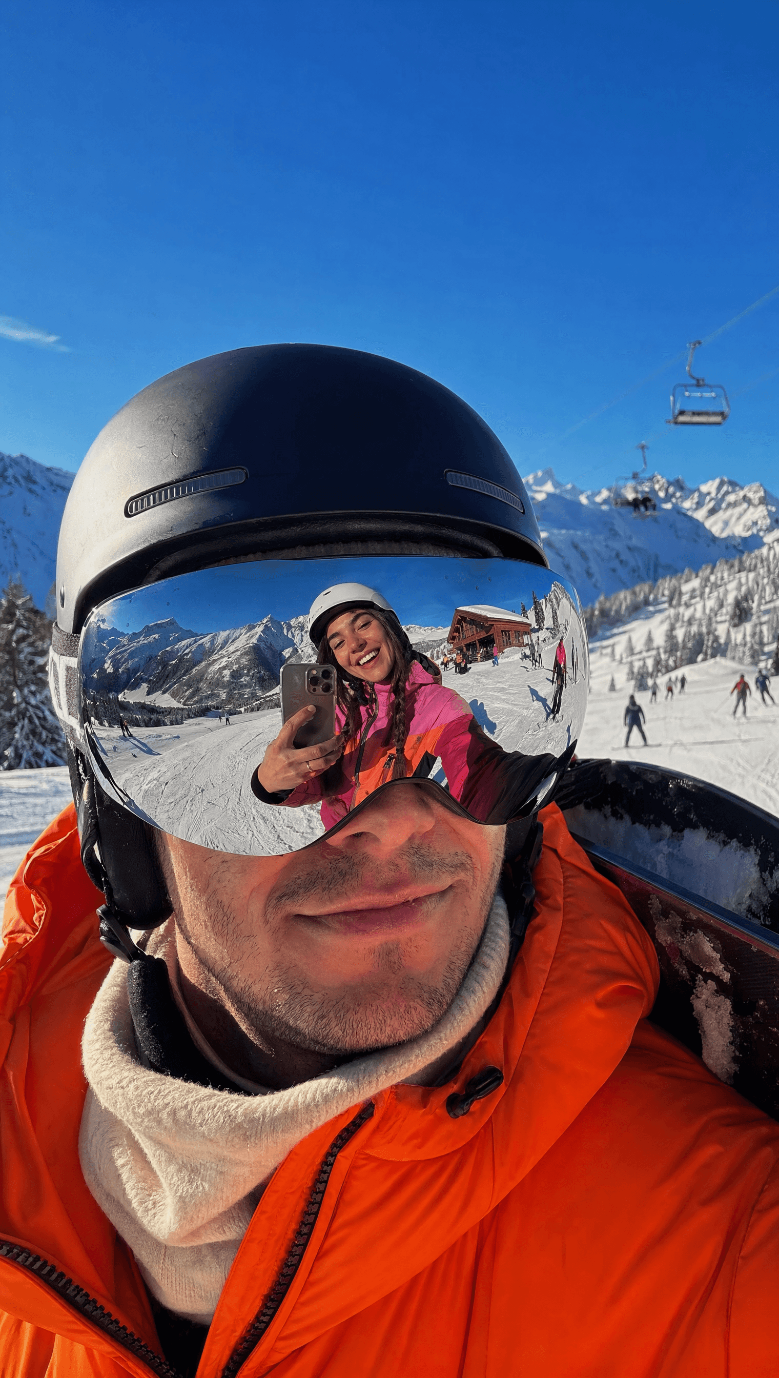Lifestyle ski — photographie produit web